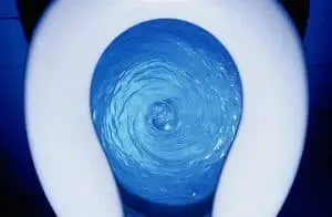 how much water to flush a toilet